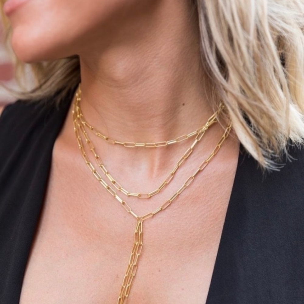 Triple Layer Chain Necklace Uncommon James